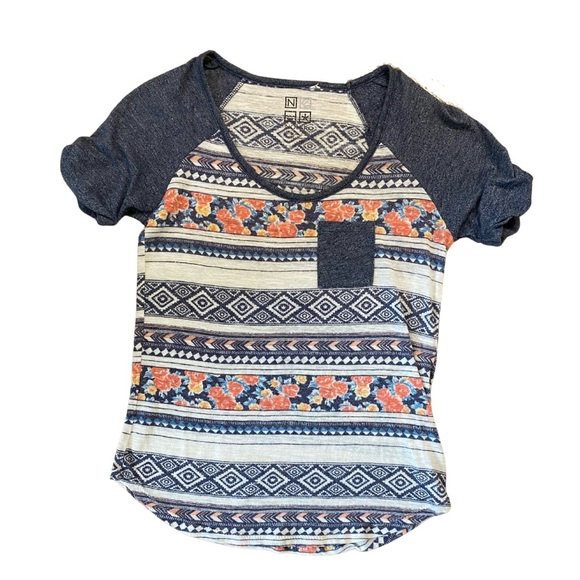 Nollie | floral & stripes top - Picture 2 of 4